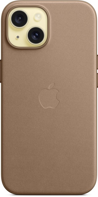 Чохол для смартфона Apple iPhone 15 FineWoven Case with MagSafe - Taupe (MT3C3)  Фото №1