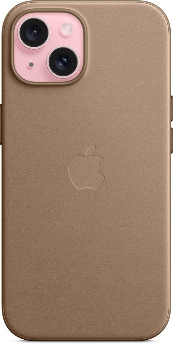 Чохол для смартфона Apple iPhone 15 FineWoven Case with MagSafe - Taupe (MT3C3)  Фото №2