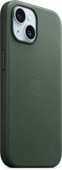 Чохол для смартфона Apple iPhone 15 FineWoven Case with MagSafe - Evergreen (MT3J3)  Фото №3