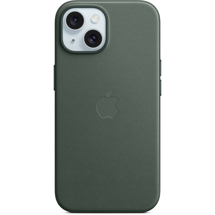 Чохол для смартфона Apple iPhone 15 FineWoven Case with MagSafe - Evergreen (MT3J3)  Фото №5
