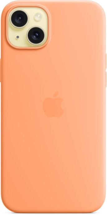 Чохол для смартфона Apple iPhone 15 Plus Silicone Case with MagSafe - Orange Sorbet (MT173)  Фото №2