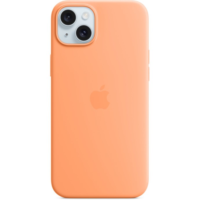 Чохол для смартфона Apple iPhone 15 Plus Silicone Case with MagSafe - Orange Sorbet (MT173)  Фото №3