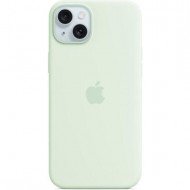 Чохол для смартфона Apple iPhone 15 Plus Silicone Case with MagSafe - Soft Mint (MWNG3)