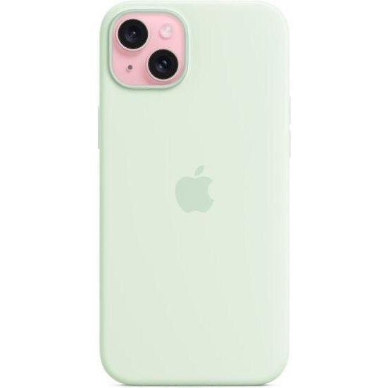 Чехол для смартфона Apple iPhone 15 Plus Silicone Case with MagSafe - Soft Mint (MWNG3)  Фото №0