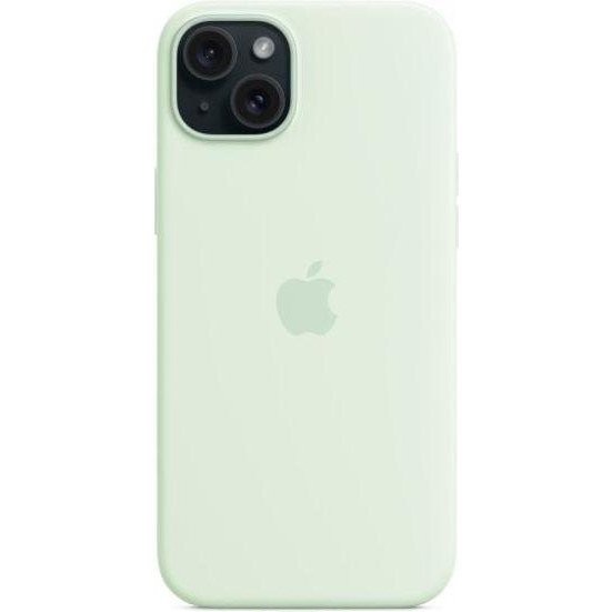 Чехол для смартфона Apple iPhone 15 Plus Silicone Case with MagSafe - Soft Mint (MWNG3)  Фото №3