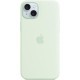 Чохол для смартфона Apple iPhone 15 Plus Silicone Case with MagSafe - Soft Mint (MWNG3)