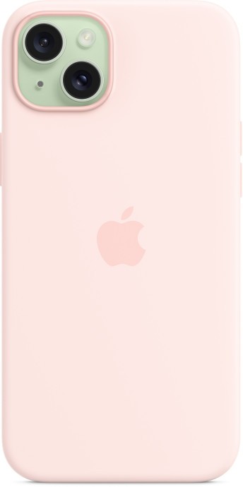 Чохол для смартфона Apple iPhone 15 Plus Silicone Case with MagSafe - Light Pink (MT143)  Фото №0