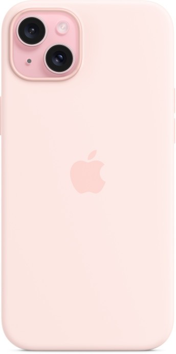 Чохол для смартфона Apple iPhone 15 Plus Silicone Case with MagSafe - Light Pink (MT143)  Фото №1