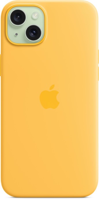 Чохол для смартфона Apple iPhone 15 Plus Silicone Case with MagSafe - Sunshine (MWNF3)  Фото №0