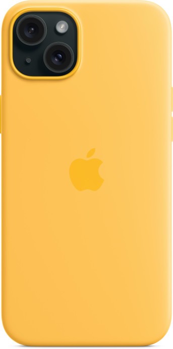 Чохол для смартфона Apple iPhone 15 Plus Silicone Case with MagSafe - Sunshine (MWNF3)  Фото №1