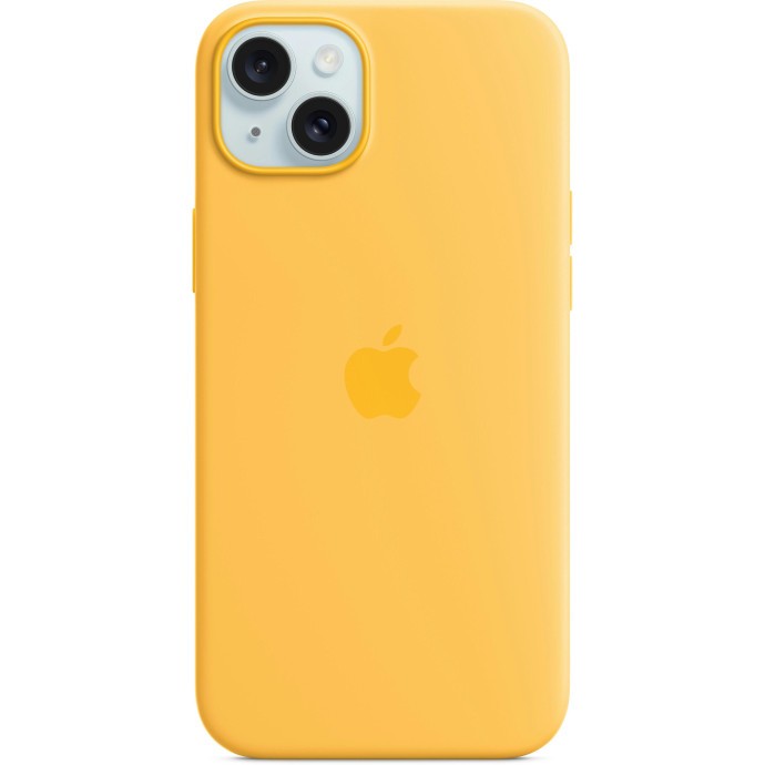 Чохол для смартфона Apple iPhone 15 Plus Silicone Case with MagSafe - Sunshine (MWNF3)  Фото №3