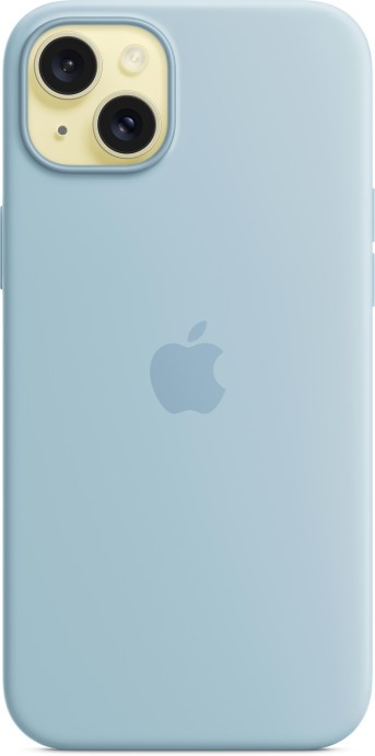 Чохол для смартфона Apple iPhone 15 Plus Silicone Case with MagSafe - Light Blue (MWNH3)  Фото №2
