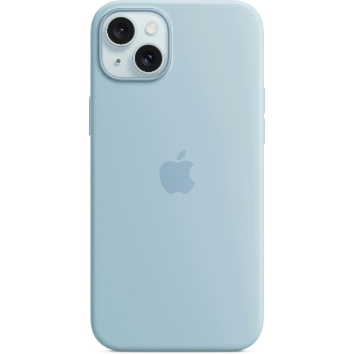 Чохол для смартфона Apple iPhone 15 Plus Silicone Case with MagSafe - Light Blue (MWNH3)  Фото №3