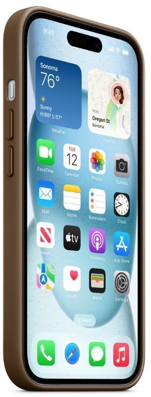 Чехол для смартфона Apple iPhone 15 Plus FineWoven Case with MagSafe - Taupe (MT473)  Фото №0