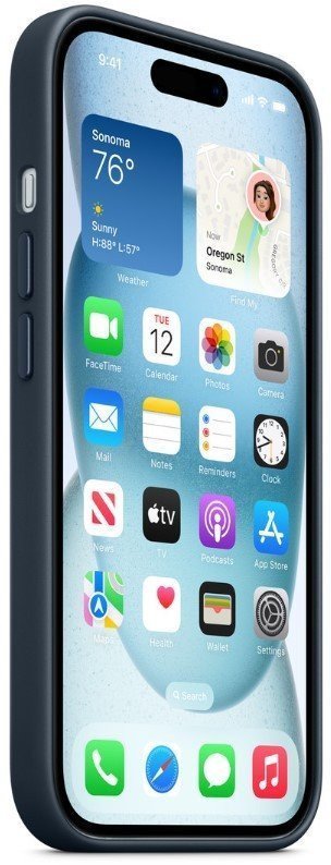 Чехол для смартфона Apple iPhone 15 Plus FineWoven Case with MagSafe - Pacific Blue (MT4D3)  Фото №0