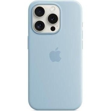 Чехол для смартфона Apple iPhone 15 Pro Silicone Case with MagSafe - Light Blue (MWNM3)  Фото №1