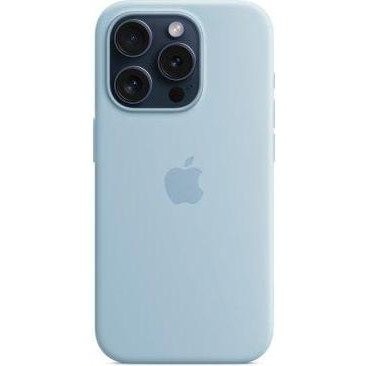 Чехол для смартфона Apple iPhone 15 Pro Silicone Case with MagSafe - Light Blue (MWNM3)  Фото №2