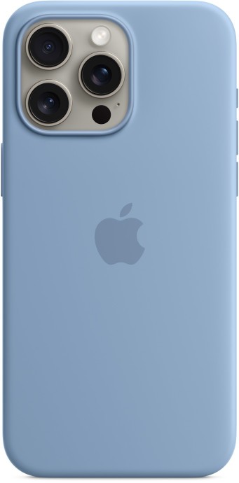 Чехол для смартфона Apple iPhone 15 Pro Silicone Case with MagSafe - Winter Blue (MT1L3)