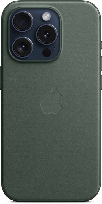 Чехол для смартфона Apple iPhone 15 Pro FineWoven Case with MagSafe - Evergreen (MT4U3)  Фото №0