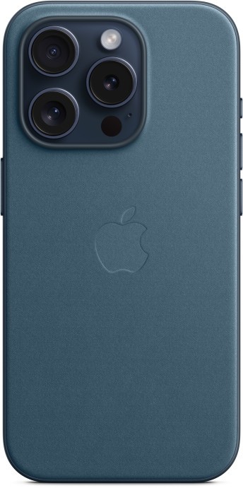 Чехол для смартфона Apple iPhone 15 Pro FineWoven Case with MagSafe - Pacific Blue (MT4Q3)  Фото №0