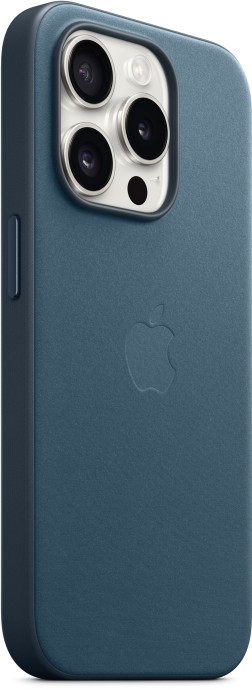 Чехол для смартфона Apple iPhone 15 Pro FineWoven Case with MagSafe - Pacific Blue (MT4Q3)  Фото №2
