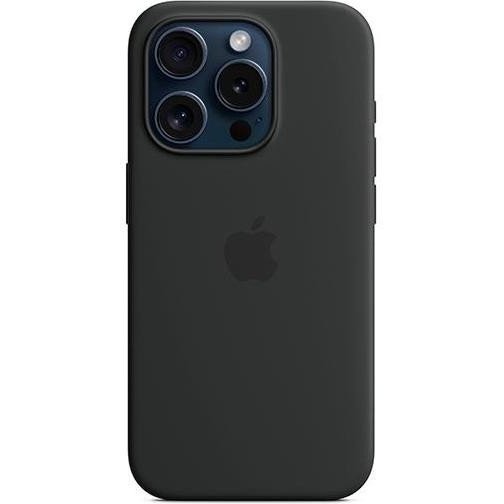 Чехол для смартфона Apple iPhone 15 Pro Max Silicone Case with MagSafe - Black (MT1M3)  Фото №2