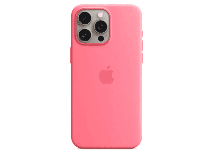 Чехол для смартфона Apple iPhone 15 Pro Max Silicone Case with MagSafe - Pink (MWNN3)