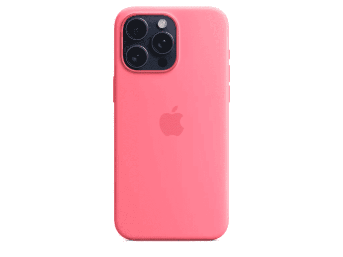 Чехол для смартфона Apple iPhone 15 Pro Max Silicone Case with MagSafe - Pink (MWNN3)  Фото №0