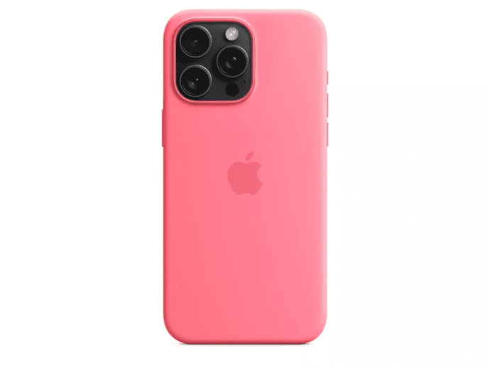 Чехол для смартфона Apple iPhone 15 Pro Max Silicone Case with MagSafe - Pink (MWNN3)  Фото №2
