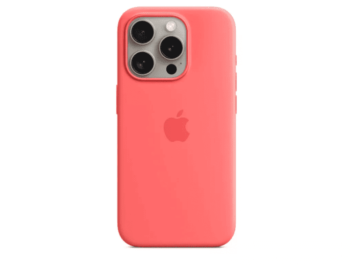 Чехол для смартфона Apple iPhone 15 Pro Max Silicone Case with MagSafe - Guava (MT1V3)