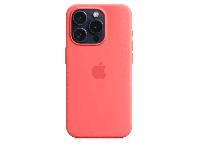 Чехол для смартфона Apple iPhone 15 Pro Max Silicone Case with MagSafe - Guava (MT1V3)  Фото №0