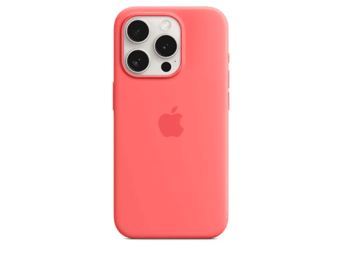 Чехол для смартфона Apple iPhone 15 Pro Max Silicone Case with MagSafe - Guava (MT1V3)  Фото №1