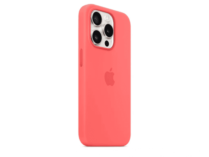 Чехол для смартфона Apple iPhone 15 Pro Max Silicone Case with MagSafe - Guava (MT1V3)  Фото №3