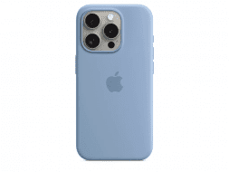Чехол для смартфона Apple iPhone 15 Pro Max Silicone Case with MagSafe - Winter Blue (MT1Y3)