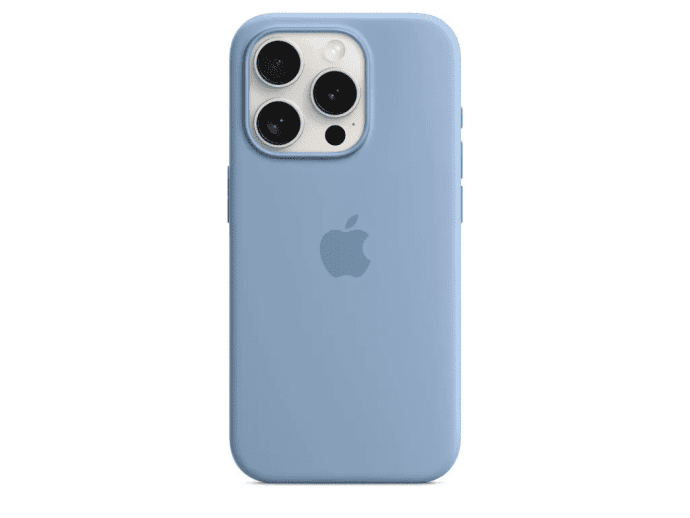 Чохол для смартфона Apple iPhone 15 Pro Max Silicone Case with MagSafe - Winter Blue (MT1Y3)  Фото №1