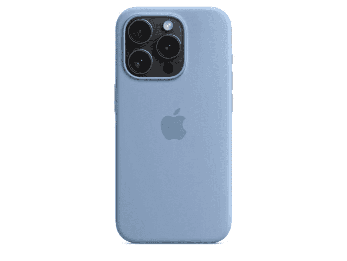 Чохол для смартфона Apple iPhone 15 Pro Max Silicone Case with MagSafe - Winter Blue (MT1Y3)  Фото №2