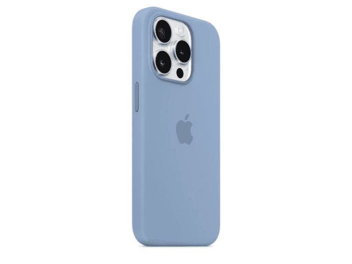 Чохол для смартфона Apple iPhone 15 Pro Max Silicone Case with MagSafe - Winter Blue (MT1Y3)  Фото №3