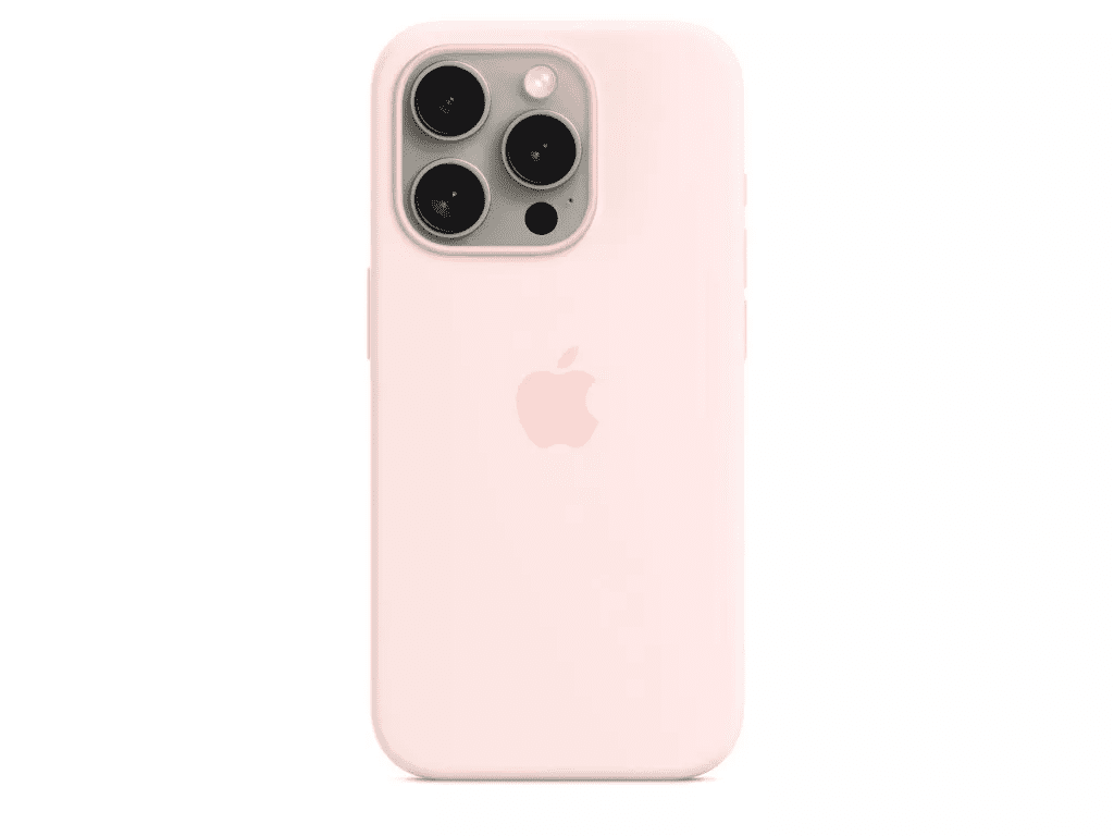 Чехол для смартфона Apple iPhone 15 Pro Max Silicone Case with MagSafe - Light Pink (MT1U3)