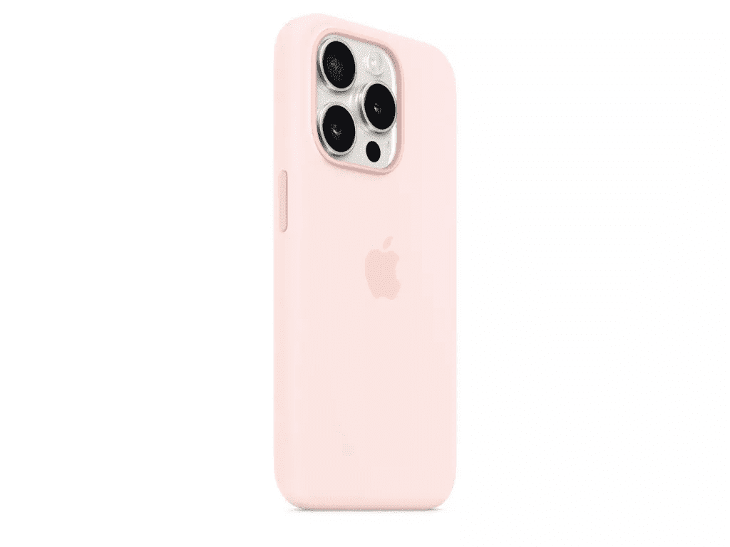 Чехол для смартфона Apple iPhone 15 Pro Max Silicone Case with MagSafe - Light Pink (MT1U3)  Фото №3