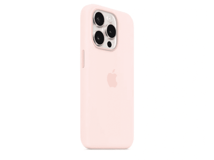 Чехол для смартфона Apple iPhone 15 Pro Max Silicone Case with MagSafe - Light Pink (MT1U3)  Фото №3