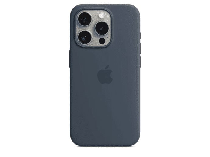 Чехол для смартфона Apple iPhone 15 Pro Max Silicone Case with MagSafe - Storm Blue (MT1P3)