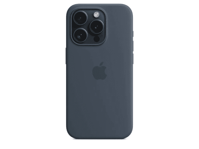 Чехол для смартфона Apple iPhone 15 Pro Max Silicone Case with MagSafe - Storm Blue (MT1P3)  Фото №2