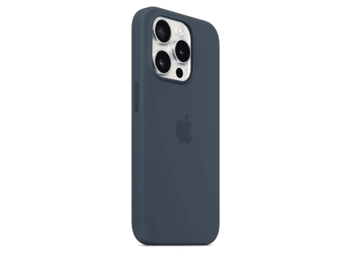 Чехол для смартфона Apple iPhone 15 Pro Max Silicone Case with MagSafe - Storm Blue (MT1P3)  Фото №3