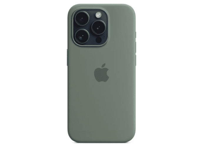 Чехол для смартфона Apple iPhone 15 Pro Max Silicone Case with MagSafe - Cypress (MT1X3)  Фото №0