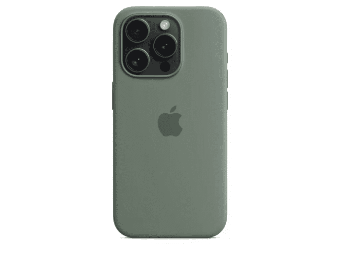 Чехол для смартфона Apple iPhone 15 Pro Max Silicone Case with MagSafe - Cypress (MT1X3)  Фото №2
