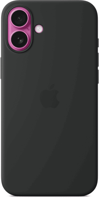 Чехол для смартфона Apple iPhone 16 Plus Silicone Case with MagSafe - Black (MYY93)  Фото №1