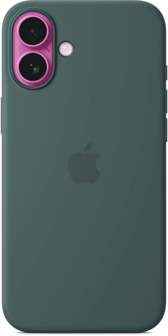 Чехол для смартфона Apple iPhone 16 Plus Silicone Case with MagSafe - Lake Green (MYYH3)  Фото №1