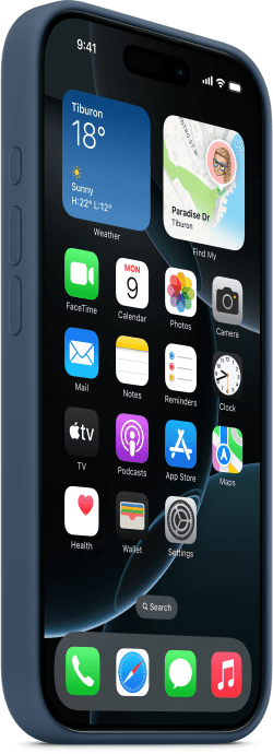 Чохол для смартфона Apple iPhone 16 Pro Silicone Case with MagSafe - Denim (MYYK3)  Фото №0