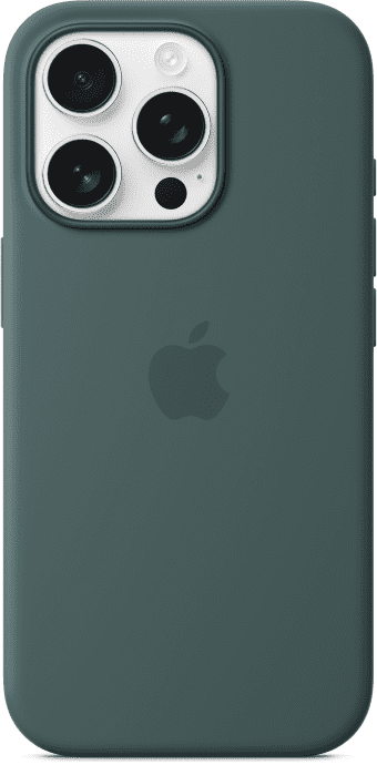 Чохол для смартфона Apple iPhone 16 Pro Silicone Case with MagSafe - Lake Green (MYYR3)  Фото №1