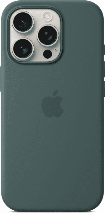 Чохол для смартфона Apple iPhone 16 Pro Silicone Case with MagSafe - Lake Green (MYYR3)  Фото №2